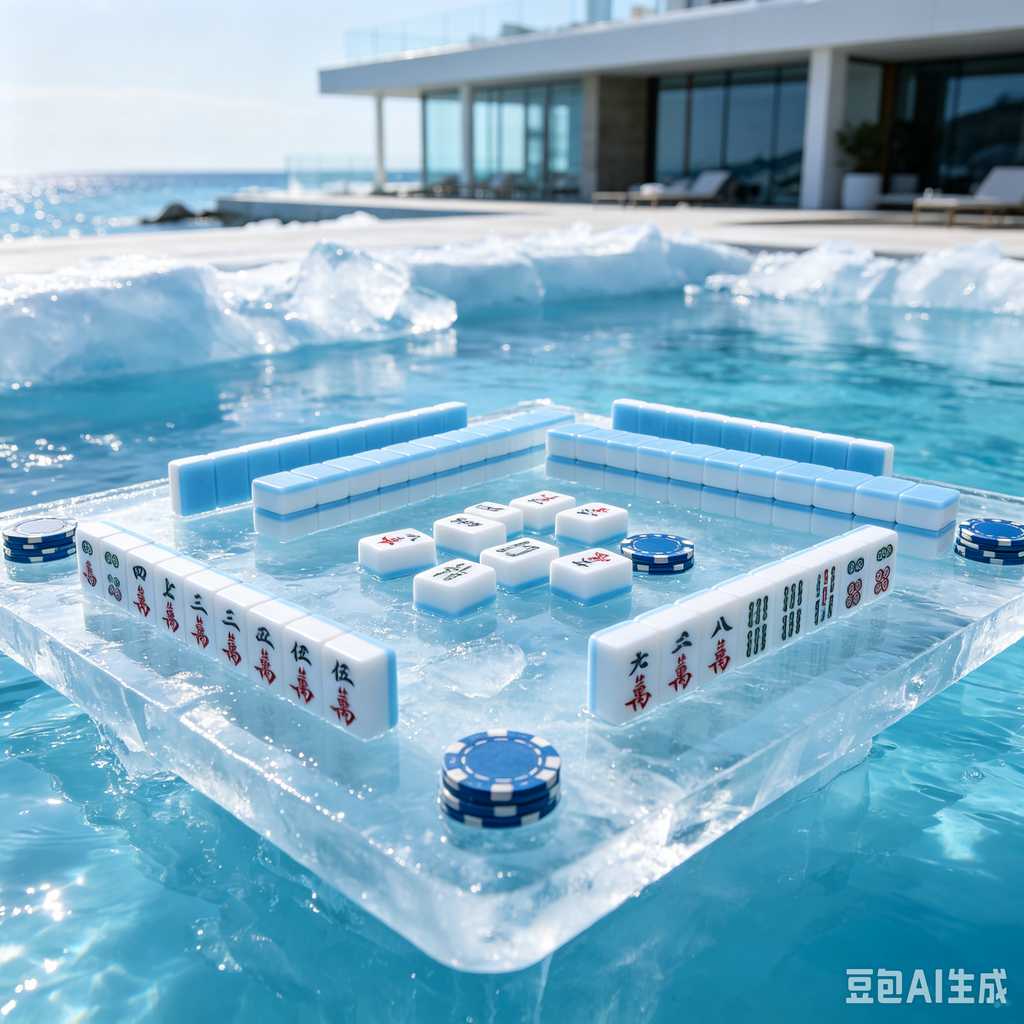 mahjong set with dice and chips