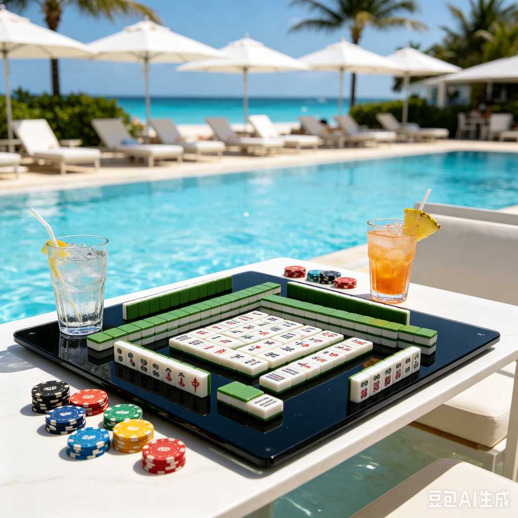 premium resin mahjong game set